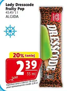 Prim Market Lody Dresscode Fruity Pop 55 ml ALGIDA oferta
