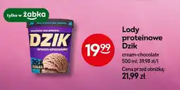 Żabka Lody proteinowe Dzik cream-chocolate 500 ml oferta