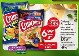 Żabka Chipsy Crunchips różne rodzaje Lorenz oferta