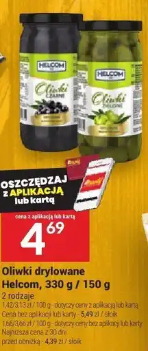 Twój Market Oliwki drylowane Helcom 330g/150g oferta