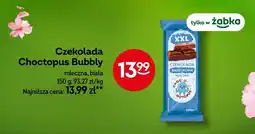 Żabka Czekolada Choctopus Bubbly mleczna, biała oferta