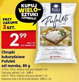 Twój Market Chrupki kukurydziane Pufuletti 80g oferta