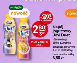Żabka Napój jogurtowy Jovi Duet różne rodzaje 350g oferta