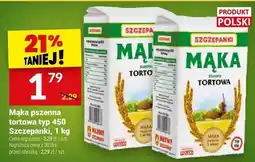 Twój Market Mąka pszenna tortowa typ 450 Szczepanki 1 kg oferta