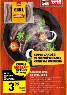 Twój Market Kaszanka extra na grilla 500 g Twój Market oferta