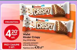 Żabka Wafel Kinder Crispy oferta