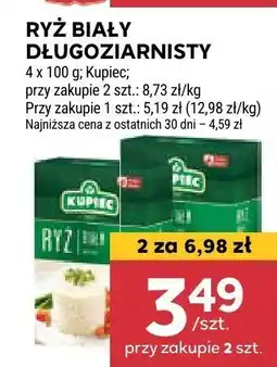 Stokrotka Ryż biały długoziarnisty 4x100g Kupiec oferta
