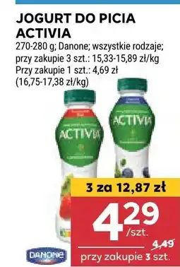 Stokrotka Jogurt do picia Activia 270-280g Danone oferta