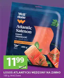 Stokrotka Łosoś atlantycki wędzony na zimno 100 g Well Done oferta