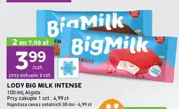 Stokrotka Lody Big Milk Intense 100 ml Algida oferta
