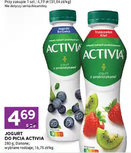 Stokrotka Jogurt do picia Activia Jagoda Borówka 280 g Danone oferta