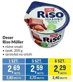 Makro Deser Riso Müller 200g oferta