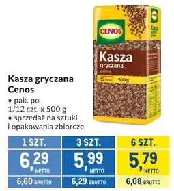 Makro Kasza gryczana Cenos oferta