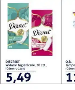 Blue Stop Wkładki higieniczne Discreet oferta