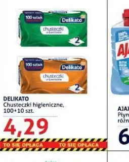 Blue Stop Chusteczki higieniczne Delikato oferta