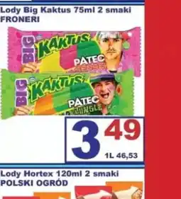 Delikatesy Justynka Lody Big Kaktus oferta