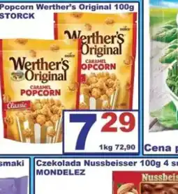 Delikatesy Justynka Popcorn Werther's Original oferta