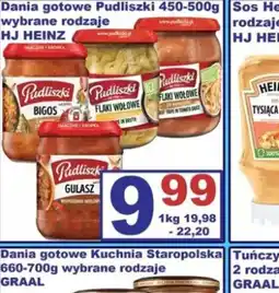 Delikatesy Justynka Dania gotowe Pudliszki oferta