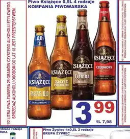 Delikatesy Justynka Piwo Książęce oferta
