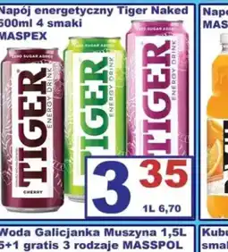 Delikatesy Justynka Napój energetyczny Tiger Naked oferta
