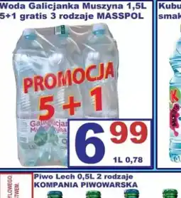 Delikatesy Justynka Woda Galicjanka Muszyna oferta