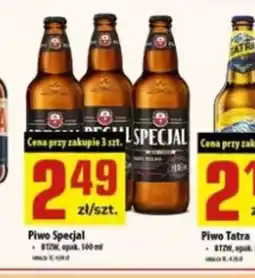 Delikatesy Justynka Piwo Specjal oferta