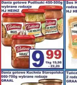 Delikatesy Justynka Dania gotowe Pudliszki oferta
