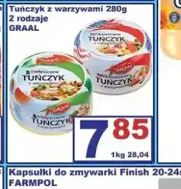 Delikatesy Justynka Tuńczyk z warzywami Graal oferta