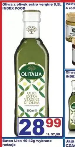 Delikatesy Justynka Oliwa z oliwek extra vergine Index Food oferta