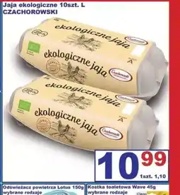 Delikatesy Justynka Jaja ekologiczne Czachorowski oferta