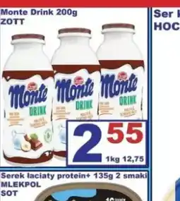 Delikatesy Justynka Monte Drink oferta