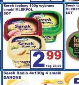 Delikatesy Justynka Serek topiony Mlekpol oferta