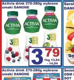 Delikatesy Justynka Activia drink oferta