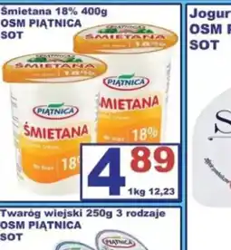 Delikatesy Justynka Smietana 18% oferta