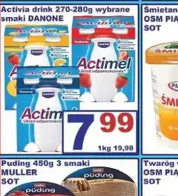 Delikatesy Justynka Actimel oferta