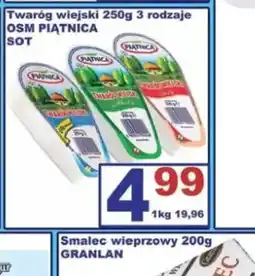 Delikatesy Justynka Twaróg wiejski oferta