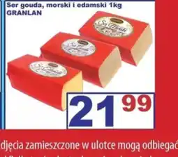 Delikatesy Justynka Ser gouda, morski i edamski Granlan oferta