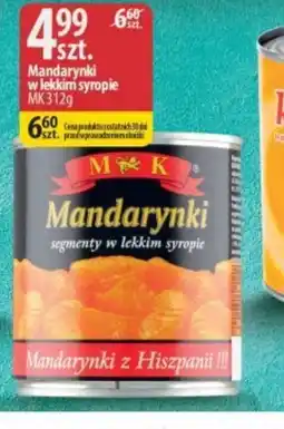 Delisso Delikatesy Mandarynki w lekkim syropie MK oferta