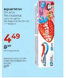 Jawa Drogerie Pasta do zębów Aquafresh Splash Truskawka oferta