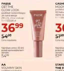 Jawa Drogerie Paese Get The Glow Look oferta