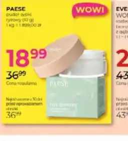 Jawa Drogerie PAESE puder ryżowy oferta