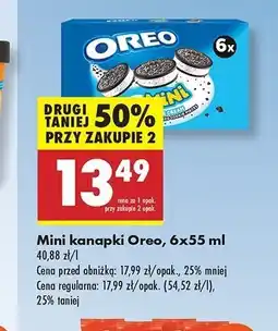 Biedronka Lody mini kanapki Oreo ice cream oferta