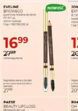 Jawa Drogerie Eveline Brow&Go oferta