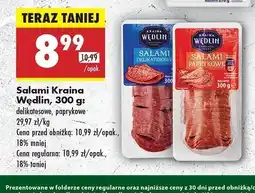 Biedronka Salami delikatesowe Kraina wędlin oferta