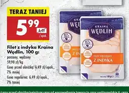 Biedronka Filet wędzony z indyka Kraina wędlin oferta