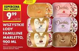 Biedronka Lody biała czekolada z maliną Marletto oferta