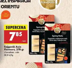 Biedronka Sajgonki z wędzonym tofu Asia flavours oferta
