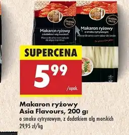 Biedronka Makaron ryżowy cytrynowy Asia flavours oferta