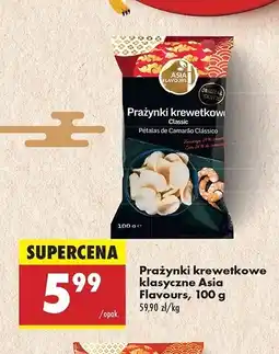 Biedronka Prażynki krewetkowe classic Asia flavours oferta