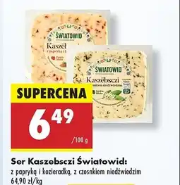 Biedronka Ser kaszebsczi z papryką i kozieradką Światowid oferta